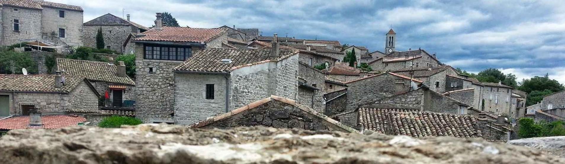 Maison Pierre Et Voute Au Coeur Du Village Balazuc Exteriör bild